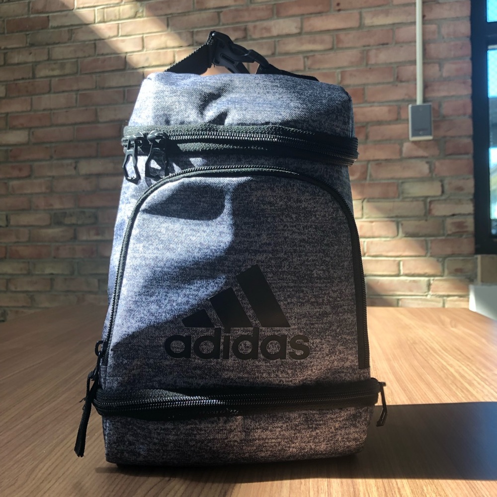 grey adidas lunchbox